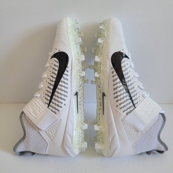 NEW Nike Alpha Menace Pro 2 Mid Football Cleats AQ3209-100 Size 11 White main image 6